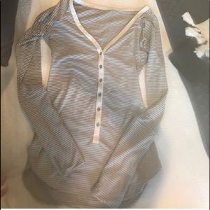 Lululemon long sleeve striped shirt